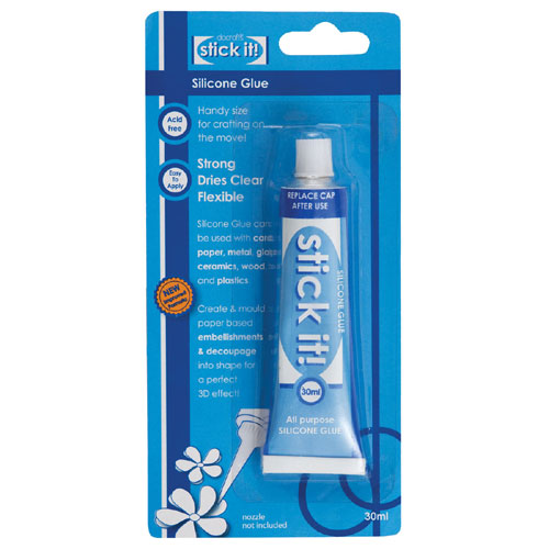 Silicone Glue Tube 30ml or 80ml decoupage glue