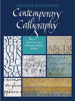 Gillian Jilly Hazeldine contemporary calligraphy book