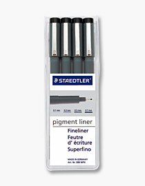 pigment ink pens set of 4