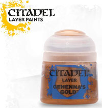 Citadel gold paint colours