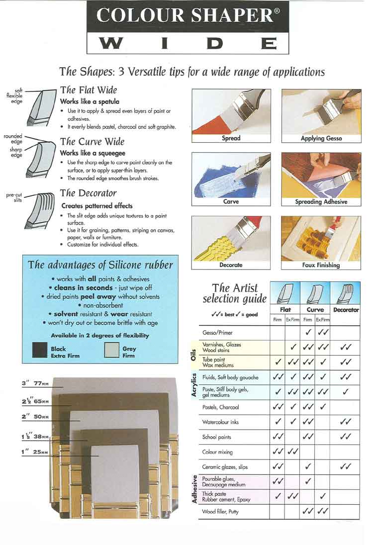 Colour Shapers and Sets