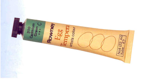 egg tempera tube of paint