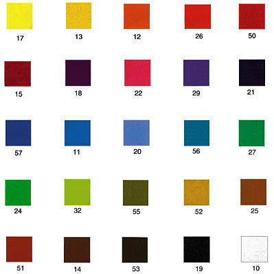 Fabric Paint Color Chart