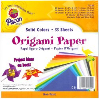 Origami paper 55 sheets squares
