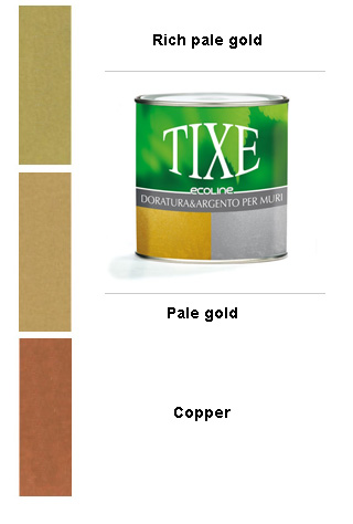 Gold metalic exterior paint