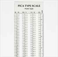 Pica TypeTypographers Depth Scale