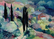 Tuscany Landscape Albert Dickens