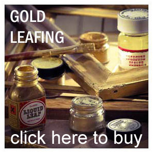 Gold leaf paint