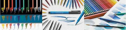 Albrecht Durer Watercolour pencils - Pitt Artist Brush Pen - Artist Pencils