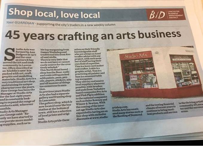 #lovelancaster 45 Years of Arts Crafts and supporting Local Arts