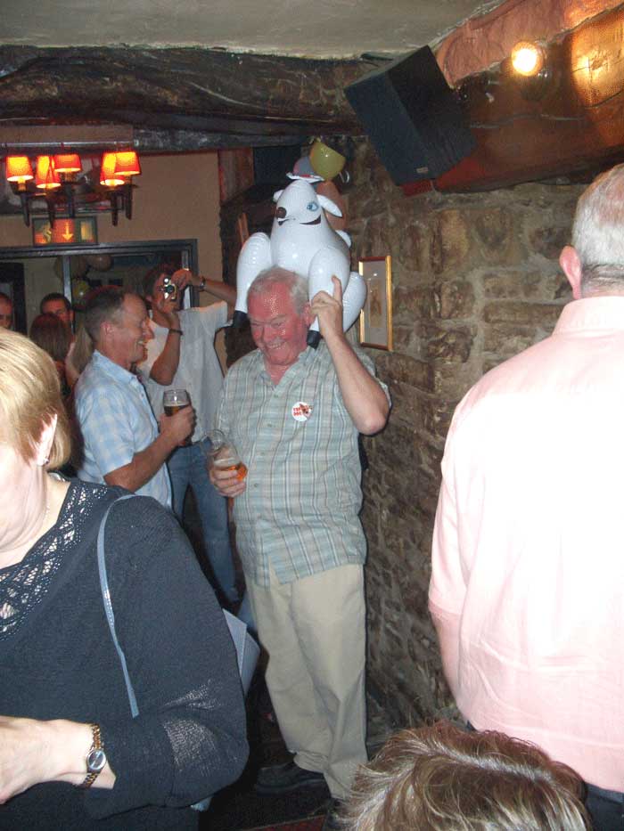 Jeff Maycock at the Snooty Fox Kirkby Lonsdale  23rd July 2005