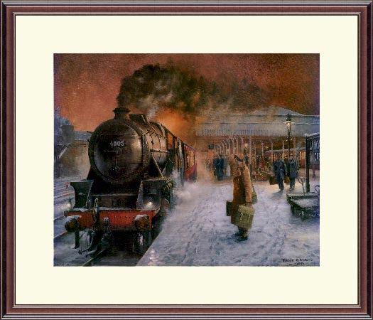 Steam Train Christmas Leave Trevor Owen